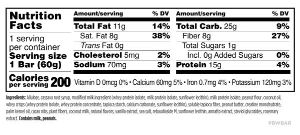 Creatine Whey Boost- Peanut Butter Bar