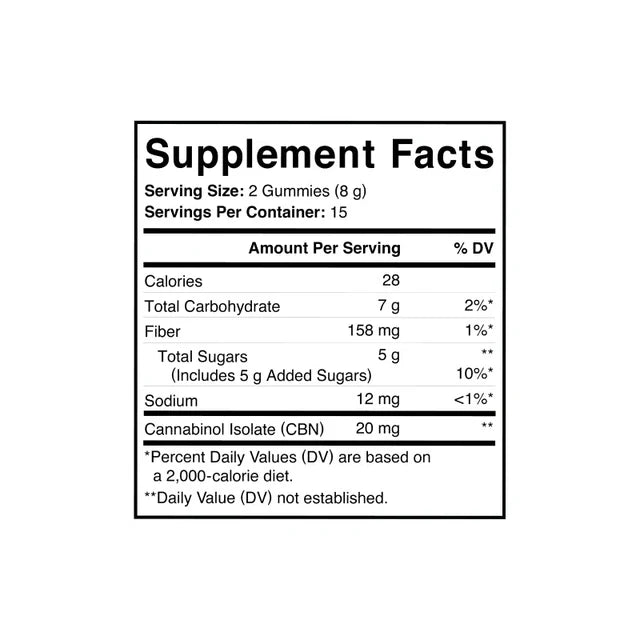 Stay Asleep Gummies CBD