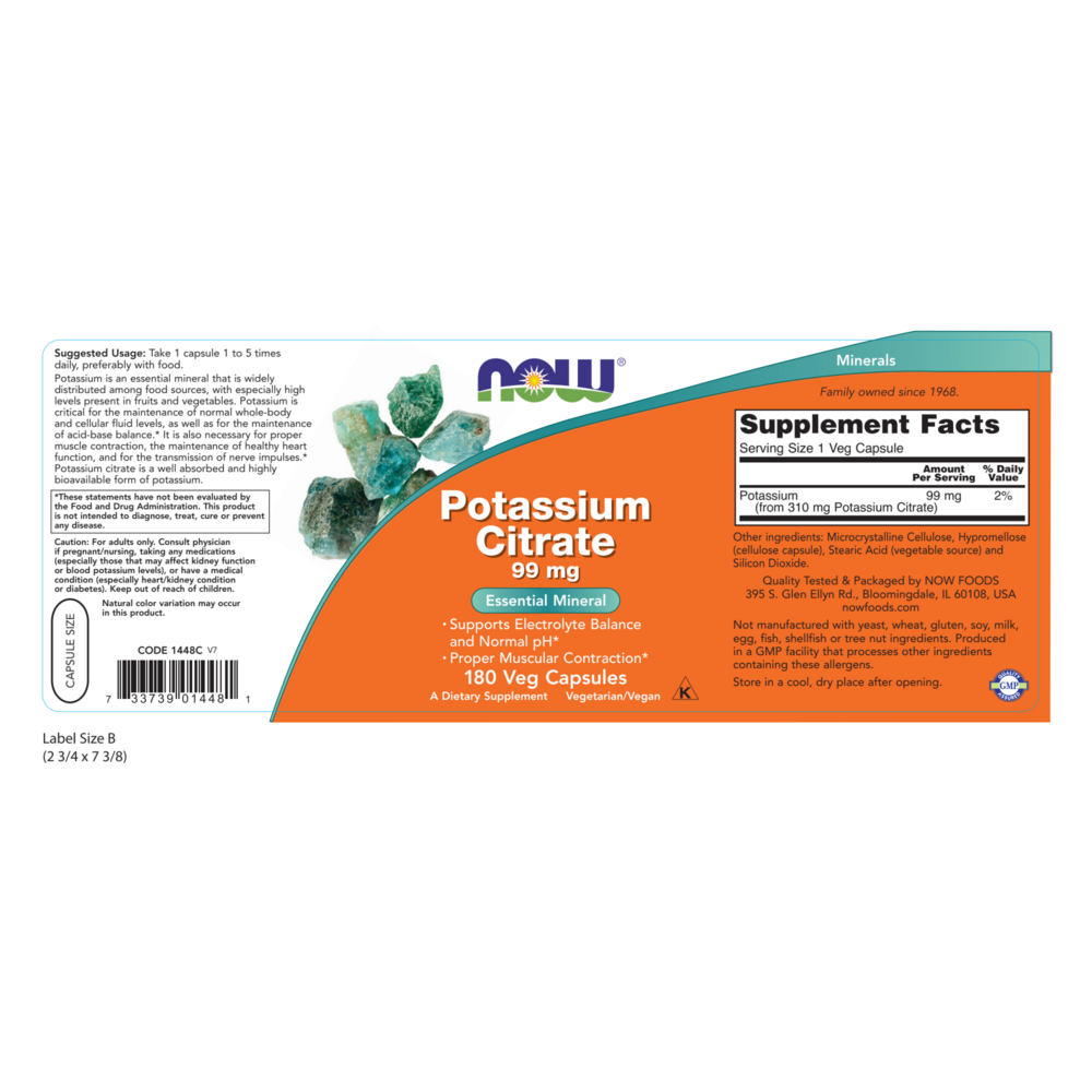 Potassium Citrate 99mg
