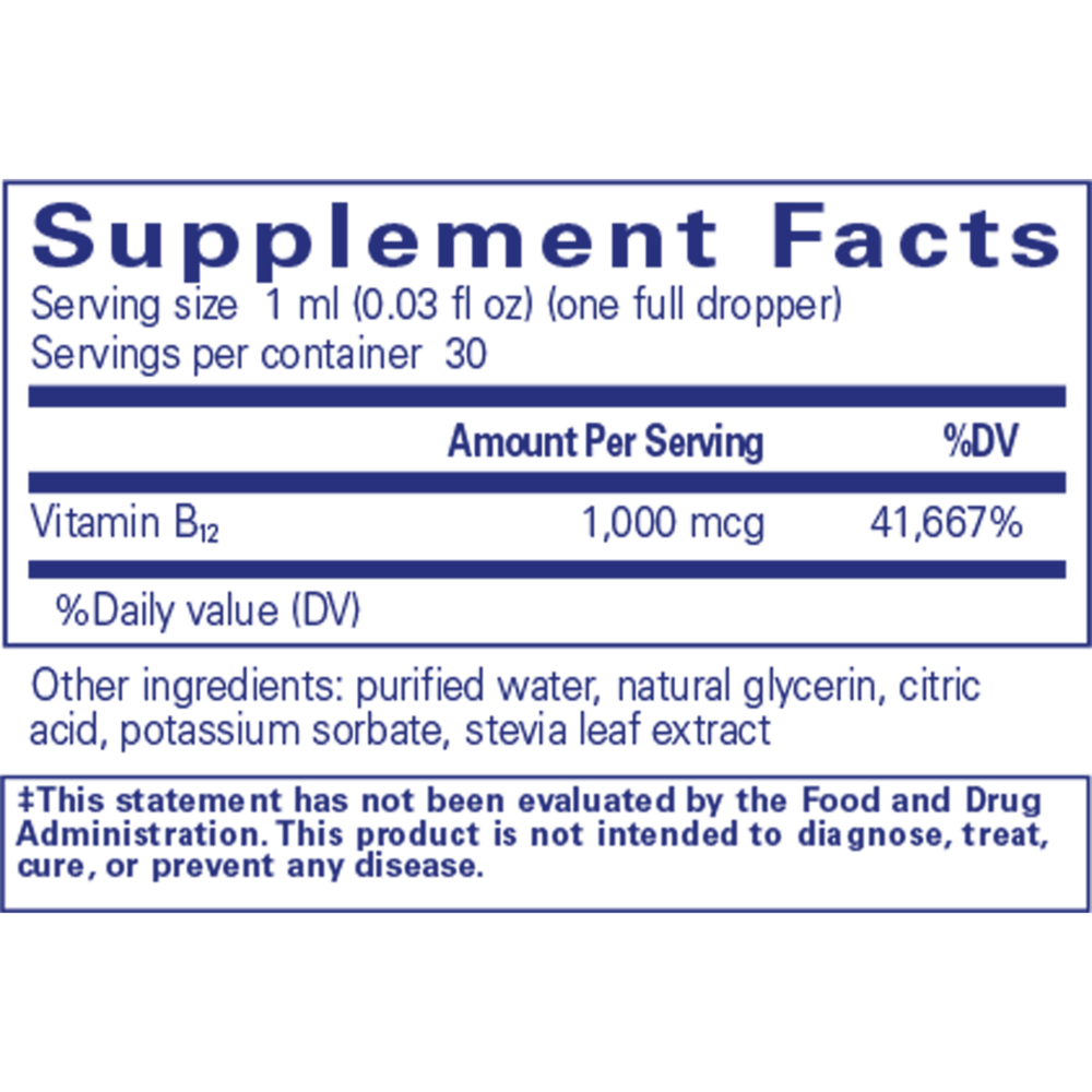 B12 1,000 Liquid