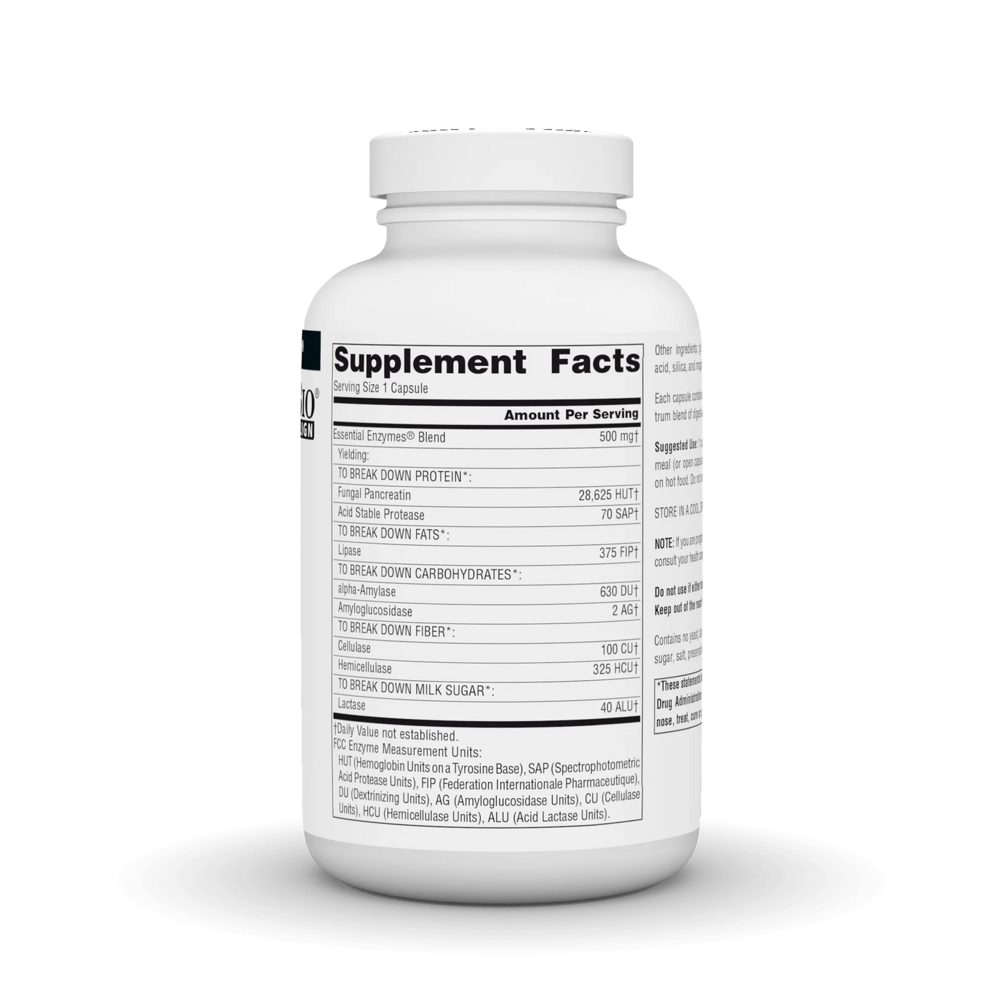 Daily Essential Enzymes (500mg) 240 ct