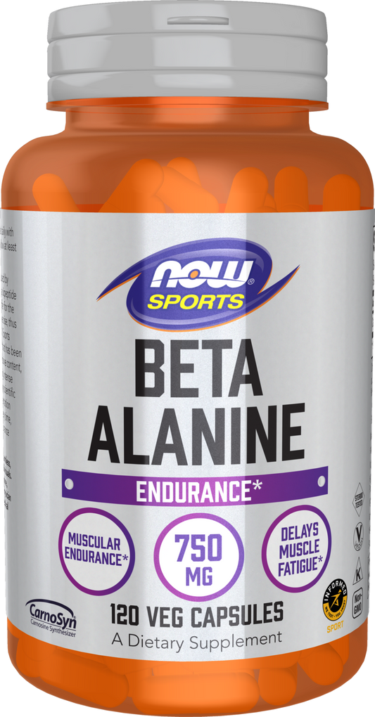 Beta-Alanine 750 mg - 120 Veg Capsules