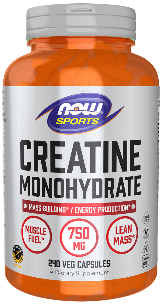 Creatine Monohydrate 750 mg (240 Veg Caps)