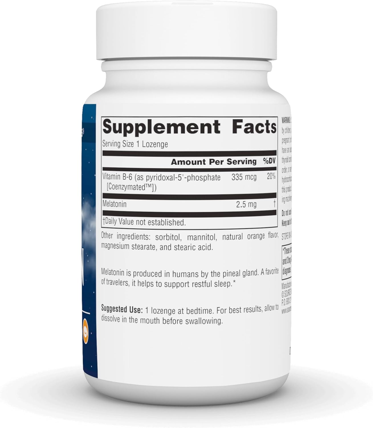 Melatonin 2.5mg (120 Orange Lozenges)