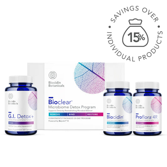 Bioclear Microbiome Detox Program  With Biocidin Capsules