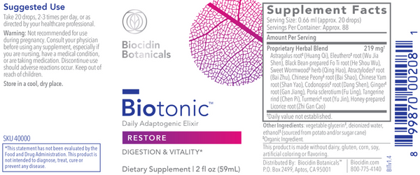 Biotonic (2oz) – Middle Path Medicine