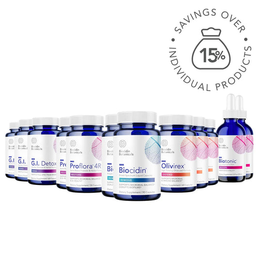 Comprehensive Cleansing Program with Biocidin Capsules