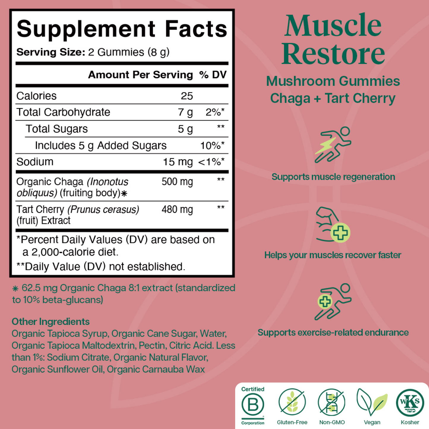 Muscle Restore Mushroom Gummies